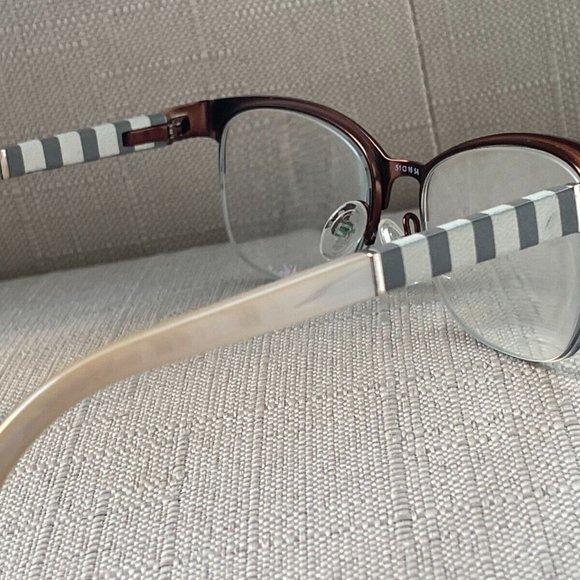 Kate Spade New York Women Eyeglasses Frame Half Rim VALARY Bronze Tone 51[]16 - Picture 3 of 12